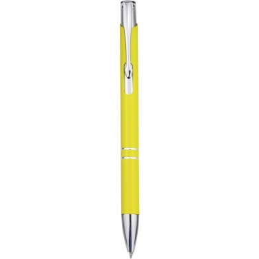 Logotrade business gift image of: Moneta aluminium click ballpoint pen (blue ink)