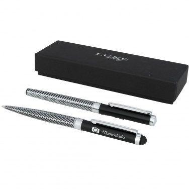 Logo trade promotional giveaway photo of: Empire duo pen gift set