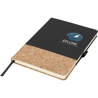 Logo trade promotional product photo of: Evora A5 cork thermo PU notebook