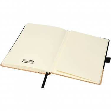 Logo trade promotional merchandise image of: Evora A5 cork thermo PU notebook