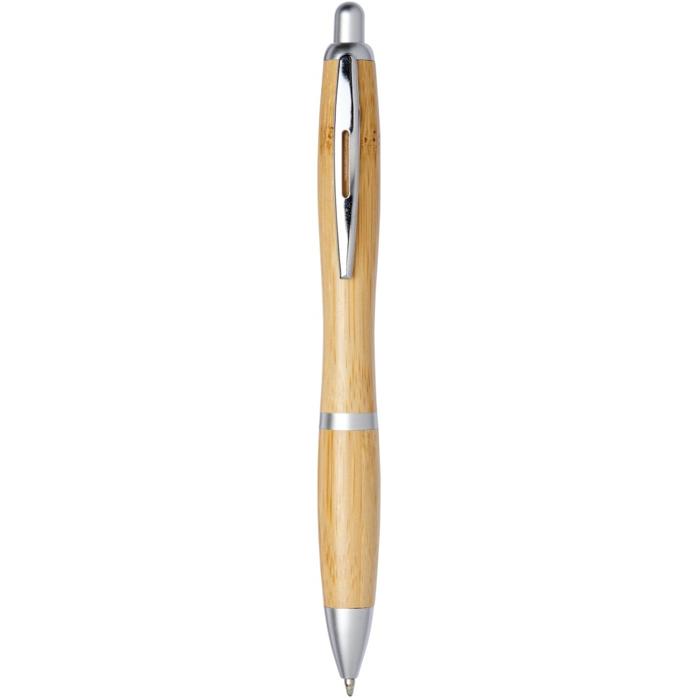 Logo trade promotional item photo of: Nash bamboo ballpoint pen