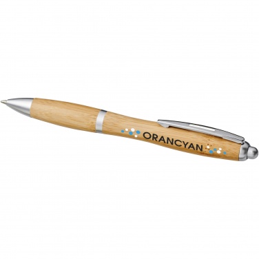 Logotrade business gift image of: Nash bamboo ballpoint pen