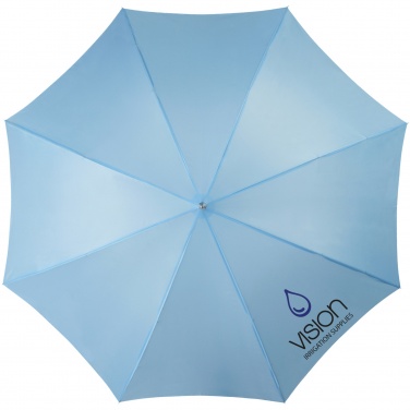 Logo trade corporate gifts image of: Lisa 23" auto open umbrella with wooden handle