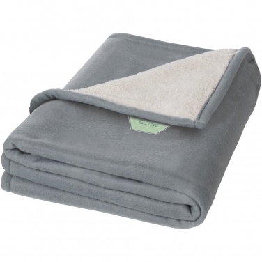 Logotrade promotional giveaway picture of: Springwood soft fleece and sherpa plaid blanket