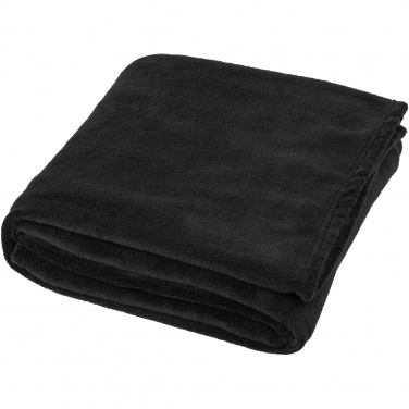 Logo trade promotional merchandise photo of: Bay extra soft coral fleece plaid blanket