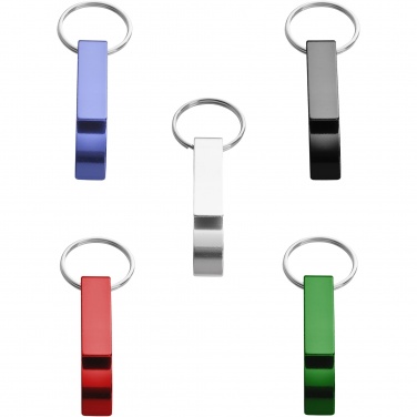 Logo trade promotional giveaways picture of: Tao bottle and can opener keychain