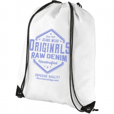 Logo trade advertising products image of: Evergreen non-woven drawstring bag 5L