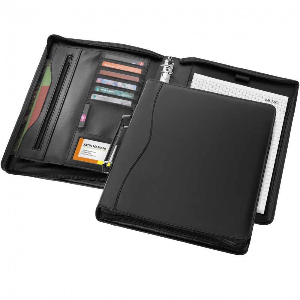 Logo trade advertising product photo of: Ebony A4 briefcase portfolio