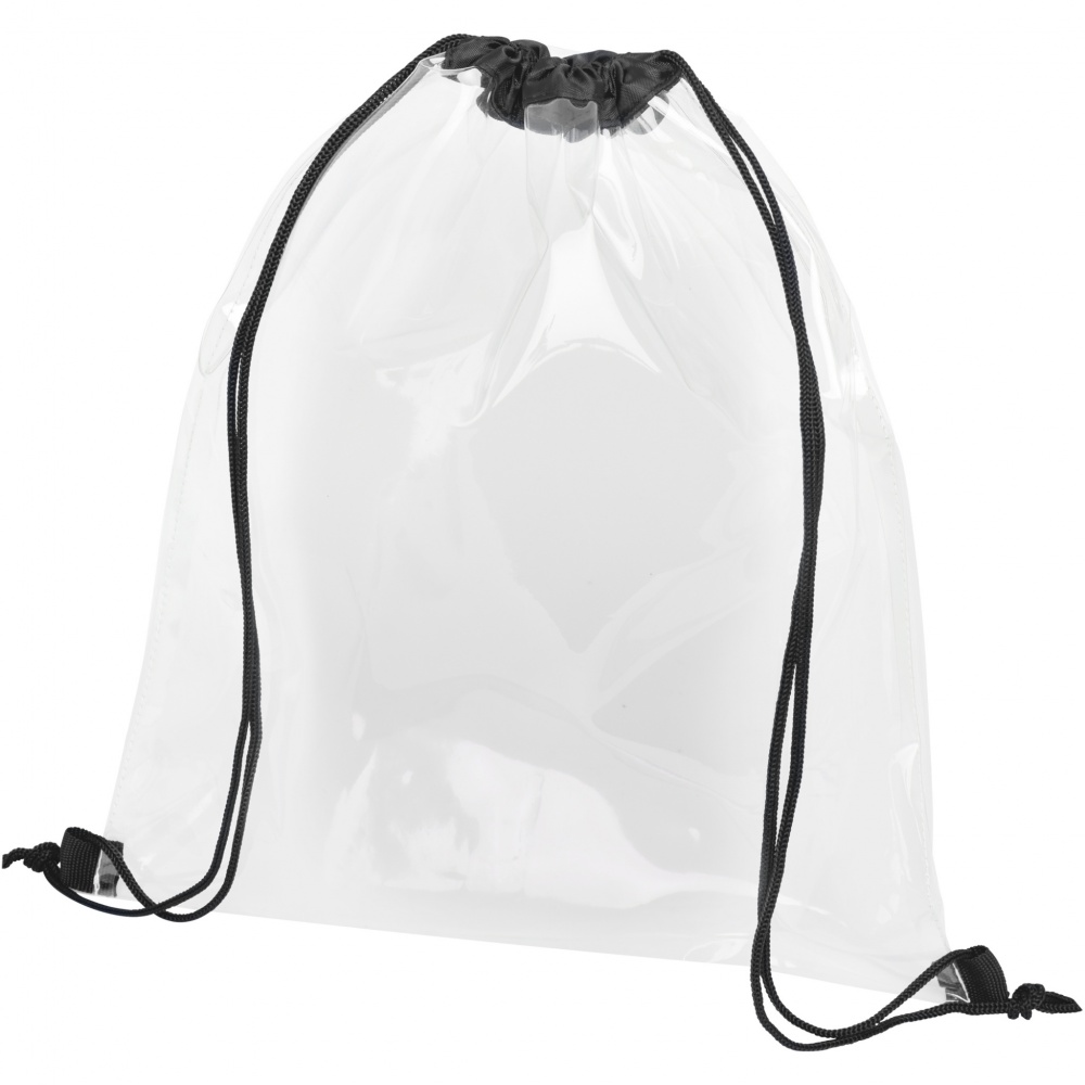 Logotrade promotional merchandise photo of: Lancaster transparent drawstring bag 5L