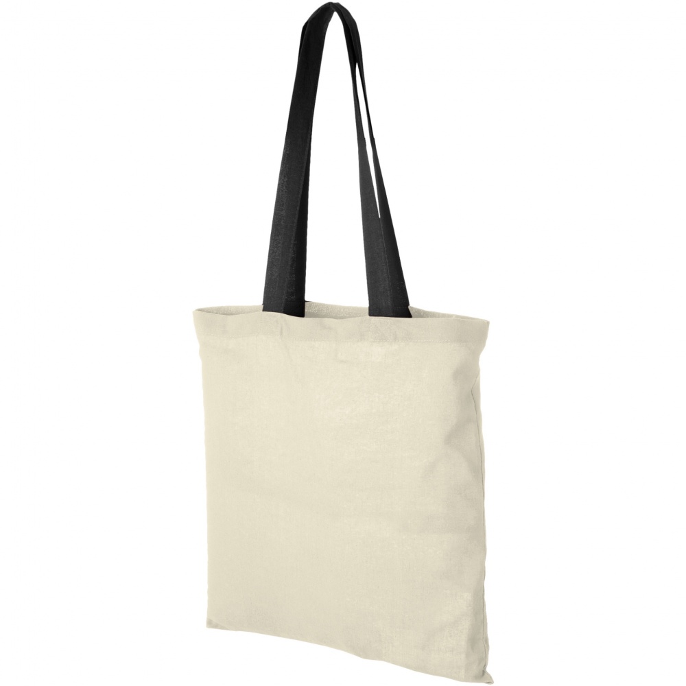 Logotrade promotional giveaway picture of: Nevada 100 g/m² cotton tote bag coloured handles 7L