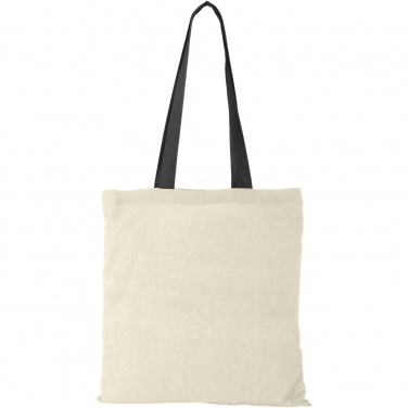 Logotrade promotional giveaway image of: Nevada 100 g/m² cotton tote bag coloured handles 7L