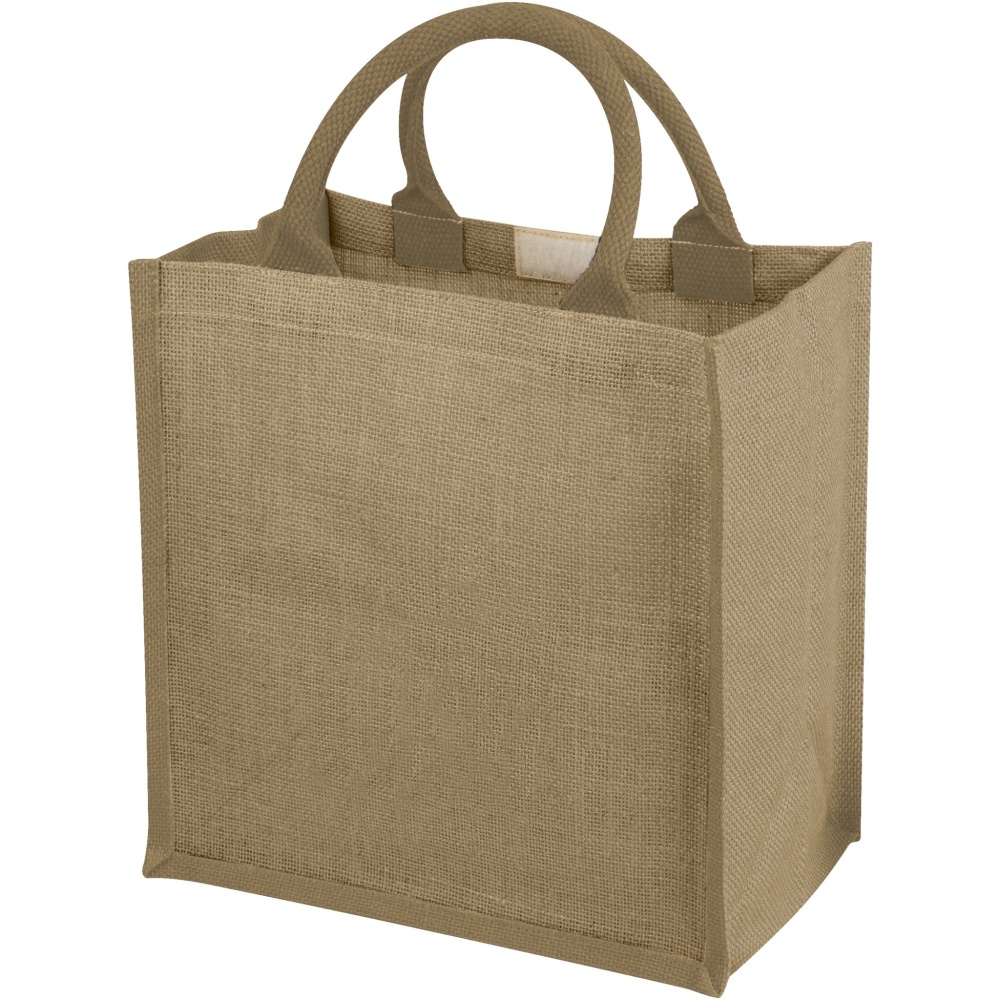 Logotrade promotional gift image of: Chennai jute tote bag 16L