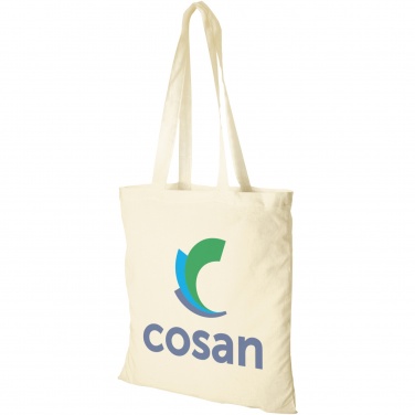 Logo trade promotional giveaways picture of: Peru 180 g/m² cotton tote bag 7L