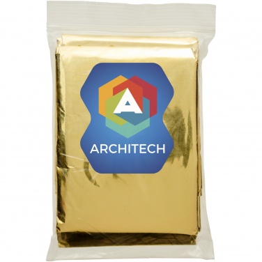 Logo trade promotional merchandise photo of: Frederik 2-function emergency blanket