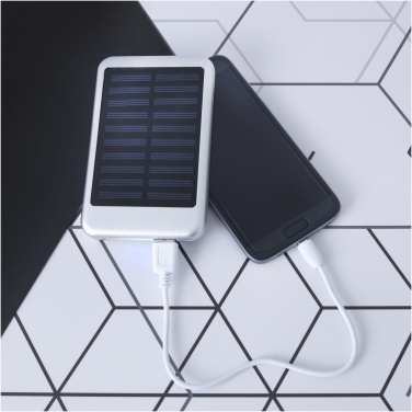 Logo trade advertising products image of: Bask 4000 mAh solar power bank