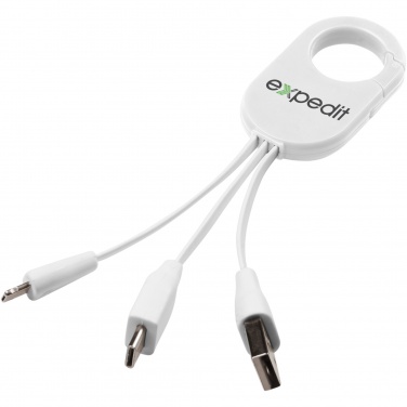 Logo trade business gifts image of: Troop 3-in-1 charging cable