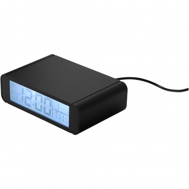 Logo trade business gifts image of: Seconds 5W wireless charging clock