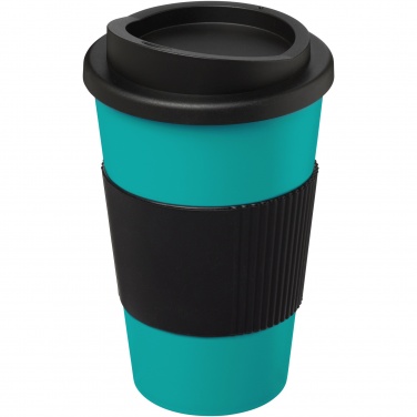 Logo trade business gifts image of: Americano® 350 ml insulated tumbler with grip