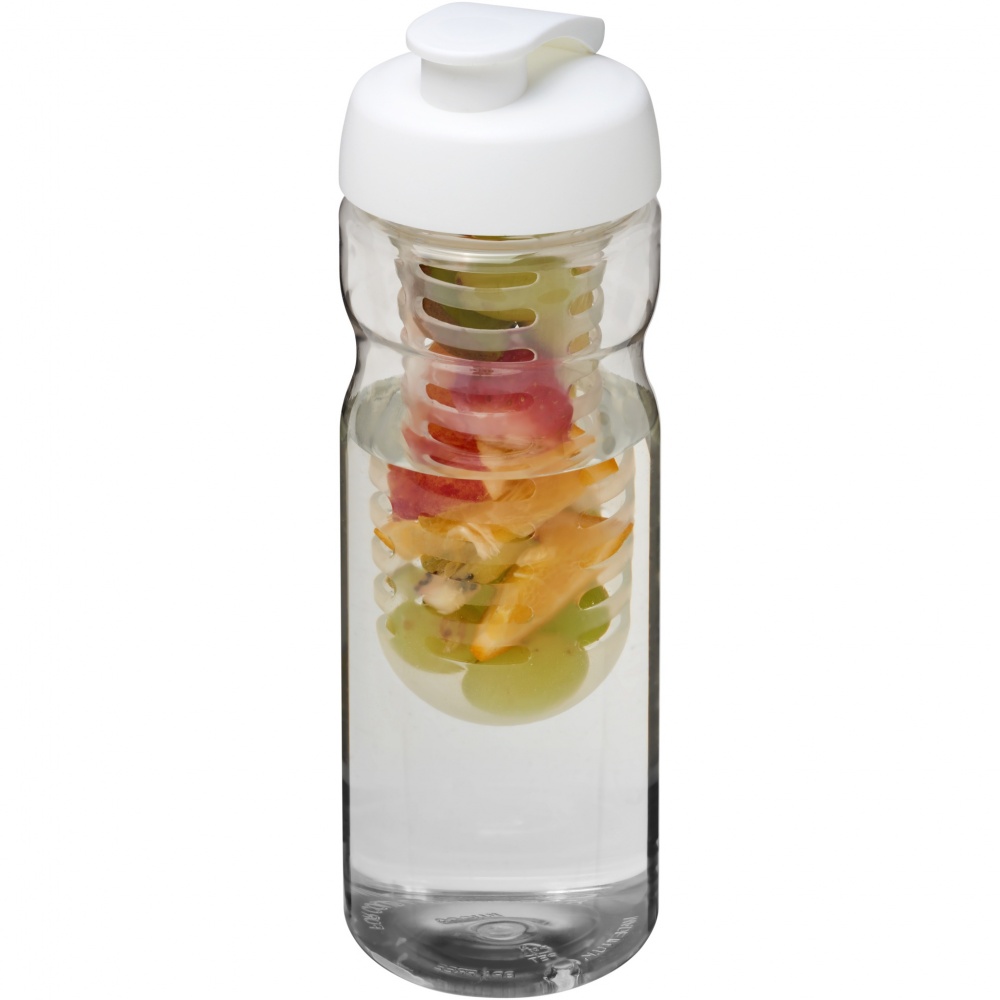 Logo trade promotional merchandise picture of: H2O Active® Base 650 ml flip lid sport bottle & infuser