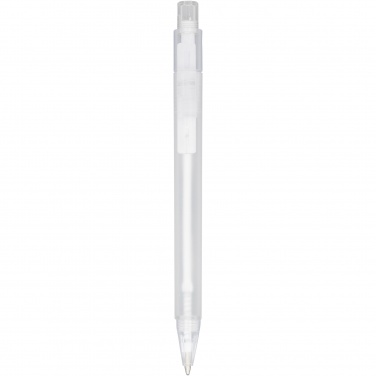 Logo trade promotional items image of: Calypso frosted ballpoint pen