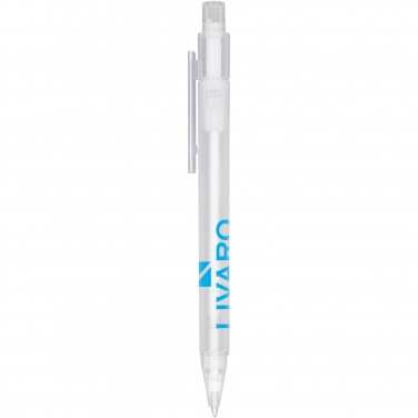Logo trade promotional gifts picture of: Calypso frosted ballpoint pen