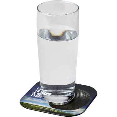 Logotrade corporate gift picture of: Brite-Mat® square coaster with tyre material