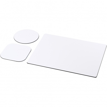 Logotrade promotional gift picture of: Brite-Mat® mouse mat and coaster set combo 1