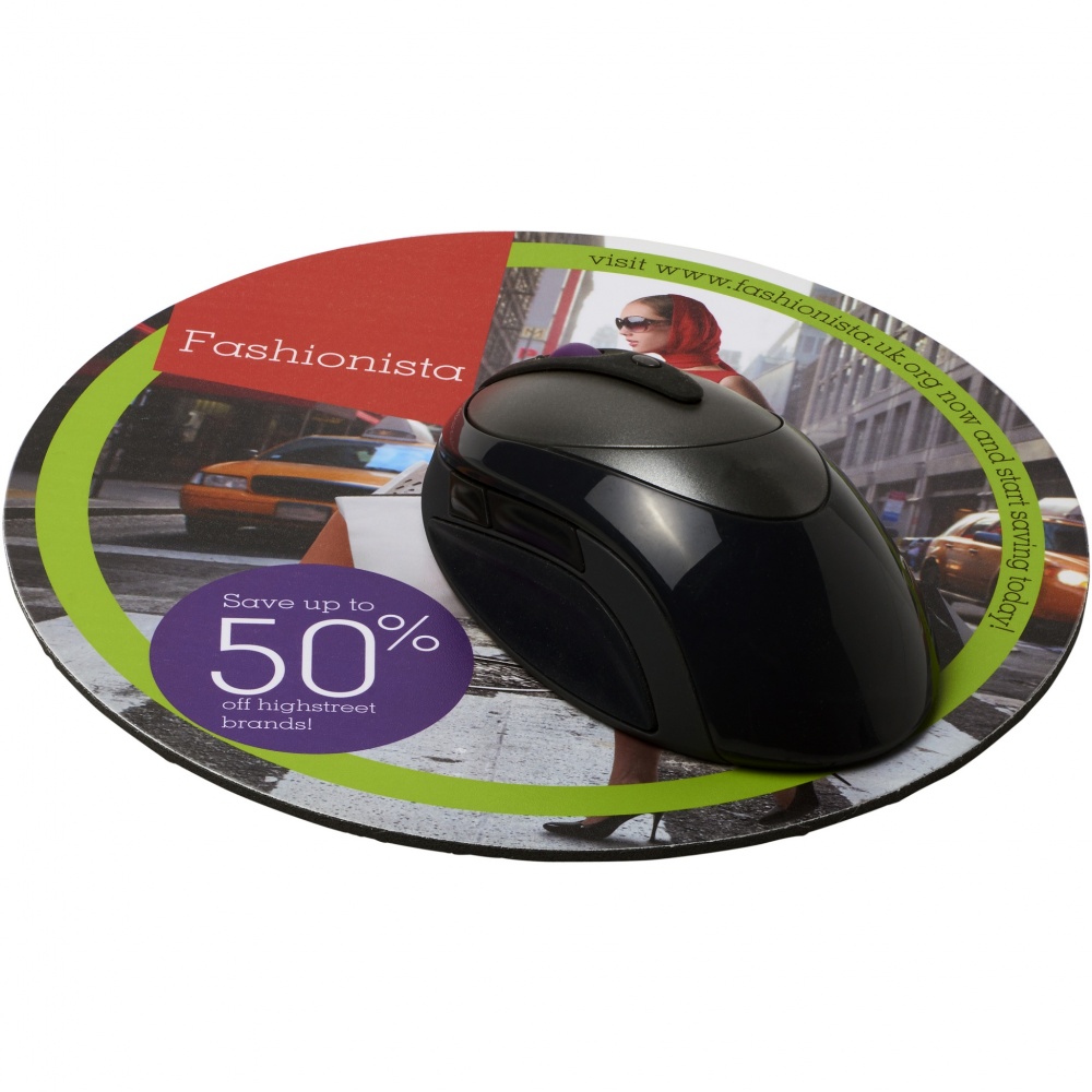 Logotrade promotional gifts photo of: Q-Mat® round mouse mat