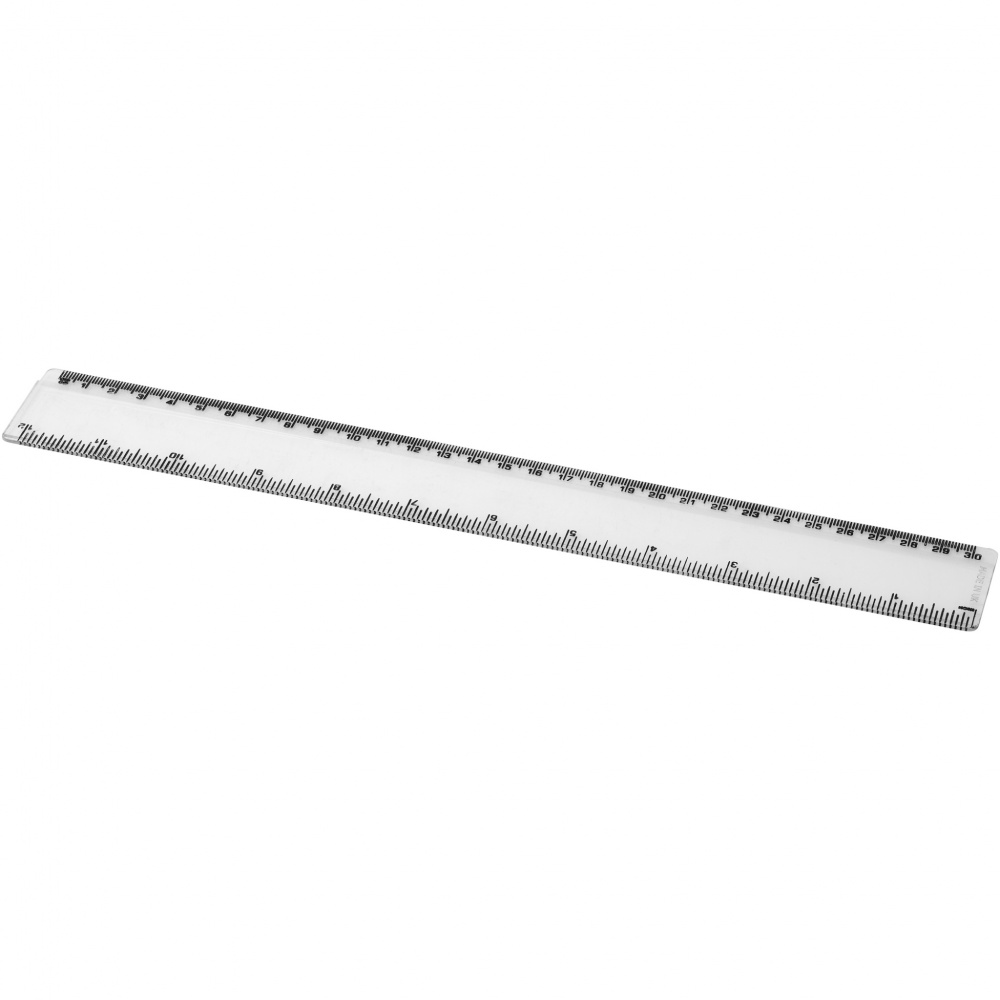 Logo trade promotional giveaways picture of: Renzo 30 cm plastic ruler