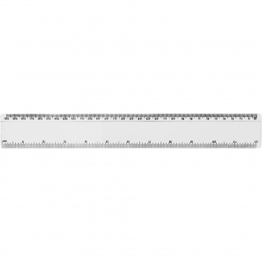 Logo trade business gifts image of: Renzo 30 cm plastic ruler