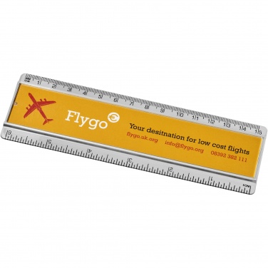 Logotrade advertising product picture of: Ellison 15 cm plastic insert ruler