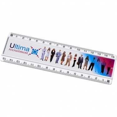 Logotrade corporate gift image of: Ellison 15 cm plastic insert ruler