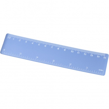 Logo trade promotional merchandise picture of: Rothko 15 cm plastic ruler