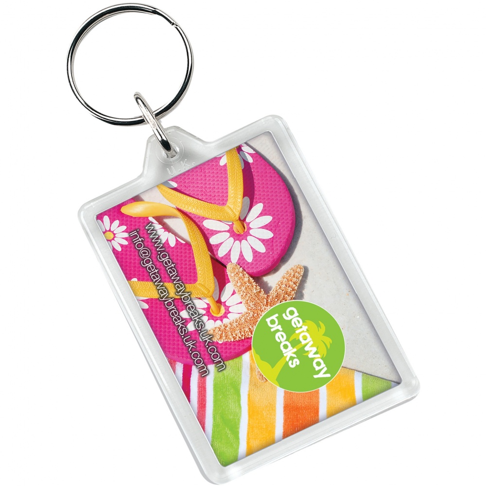 Logo trade business gift photo of: Vito C1 rectangular keychain