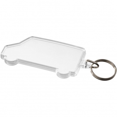 Logo trade promotional merchandise photo of: Combo van-shaped keychain
