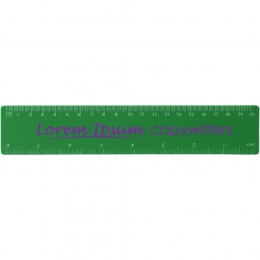 Logotrade promotional item picture of: Rothko 20 cm plastic ruler