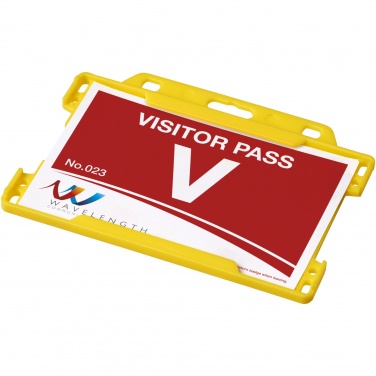 Logo trade advertising product photo of: Vega plastic card holder
