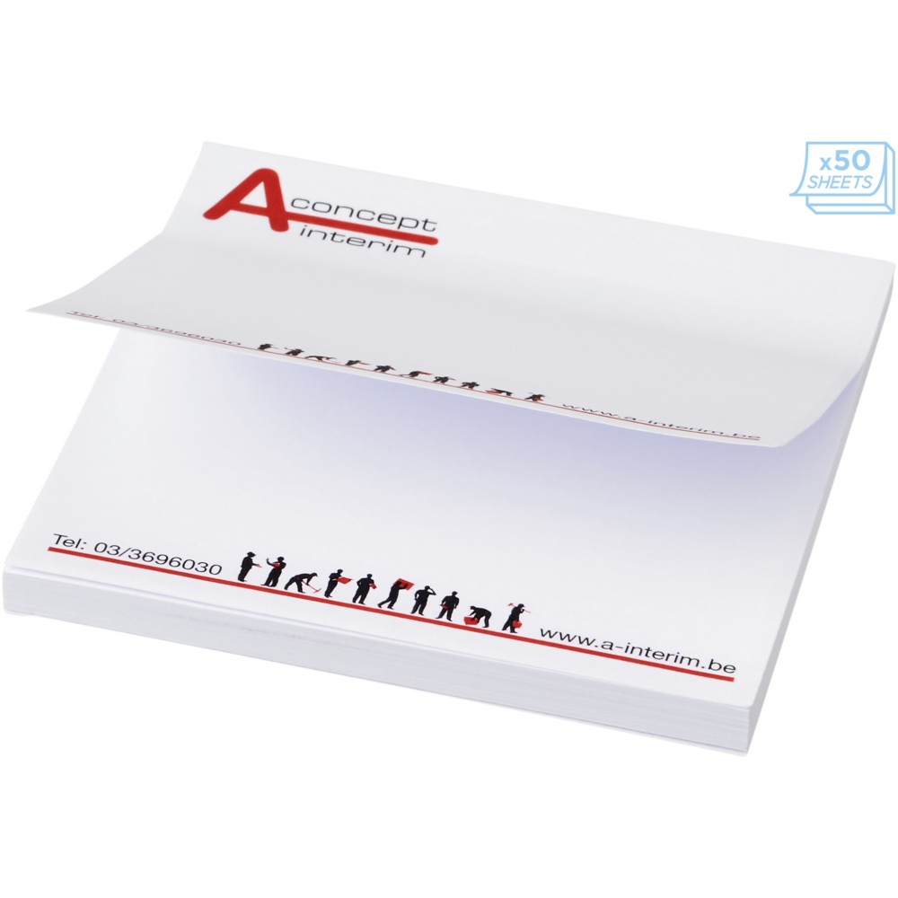 Logo trade promotional products image of: Sticky-Mate® sticky notes 75x75mm