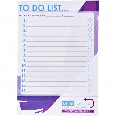 Logo trade promotional merchandise image of: Desk-Mate® A5 notepad