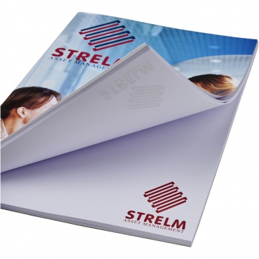 Logo trade promotional product photo of: Desk-Mate® A5 notepad wrap over cover