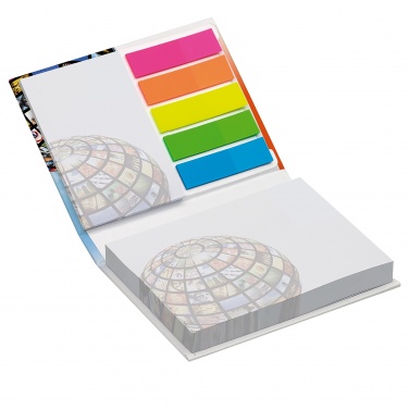 Logo trade advertising product photo of: Combi notes page marker set hard cover