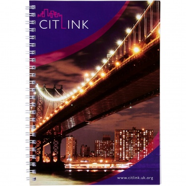 Logotrade promotional product picture of: Desk-Mate® A5 spiral notebook