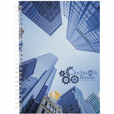 Logo trade corporate gifts picture of: Wire-o A5 notebook hard cover
