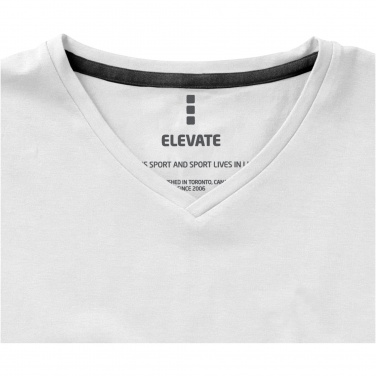 Logo trade promotional gift photo of: Kawartha short sleeve men's organic V-neck t-shirt