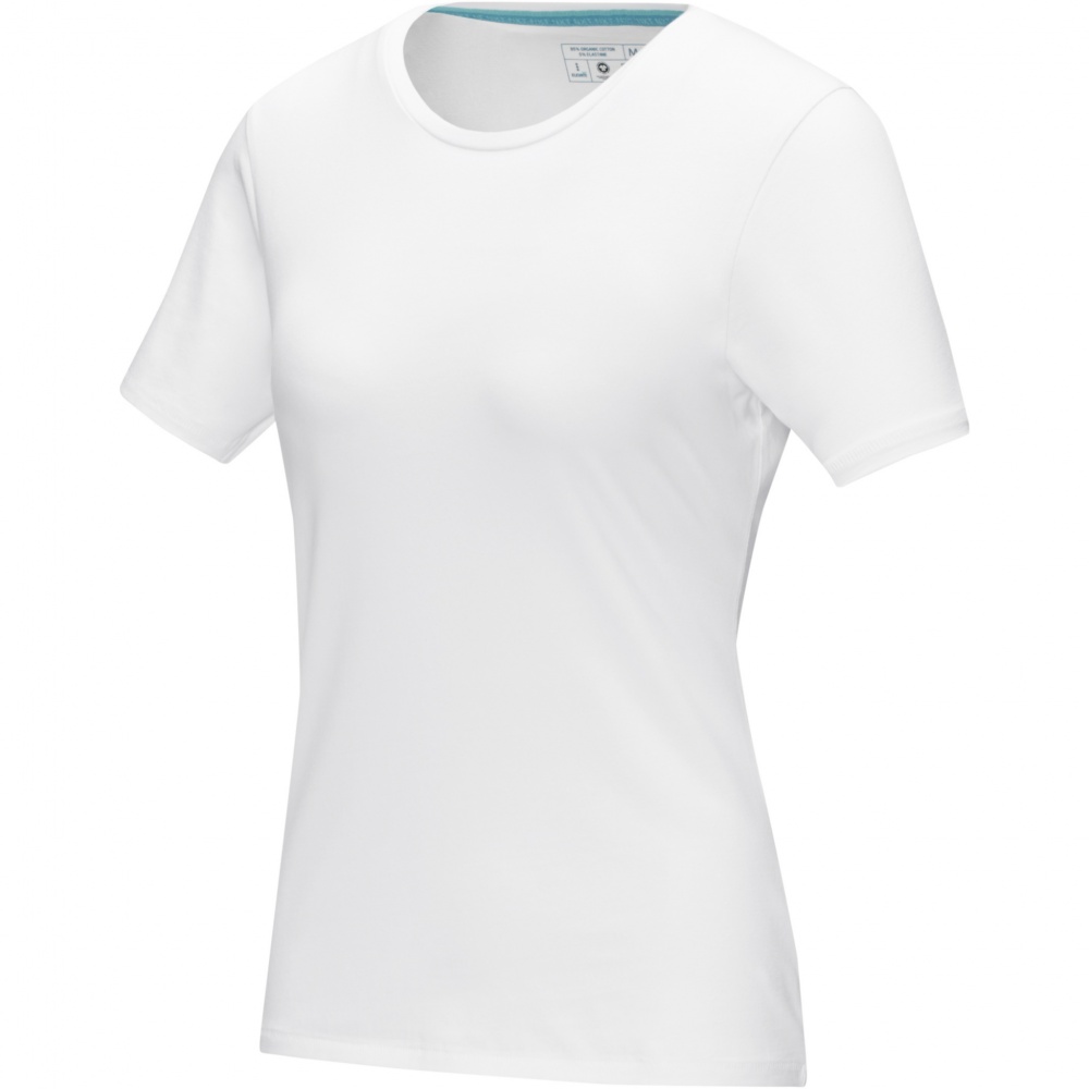 Logo trade promotional giveaway photo of: Balfour short sleeve women's organic t-shirt