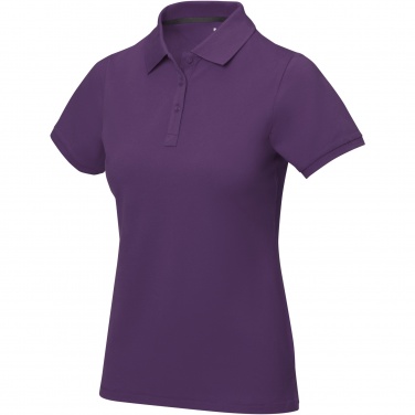 Logo trade promotional giveaways picture of: Calgary short sleeve women's polo