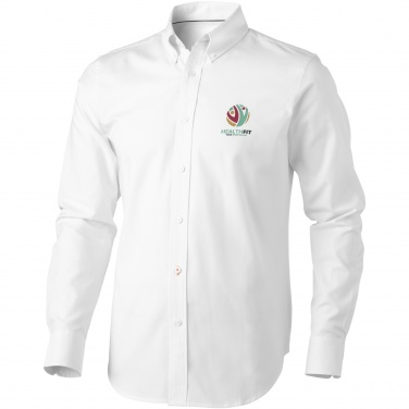 Logo trade corporate gifts image of: Vaillant long sleeve men's oxford shirt