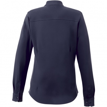 Logo trade advertising products image of: Bigelow long sleeve women's pique shirt
