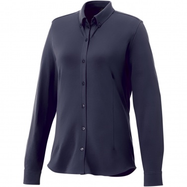Logo trade corporate gift photo of: Bigelow long sleeve women's pique shirt