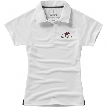 Logo trade business gifts image of: Ottawa short sleeve women's cool fit polo